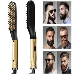 Szczotka grzebień do brody włosów dla mężczyzn do stylizacji 35W/230V-5907451357217