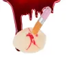 Sztuczna rana makeup kit zestaw na halloween z krwią wbity ołówek-5907451362891
