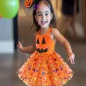 Strój przebranie na halloween spódnica tutu dynia opaska kokarda-5907451362426