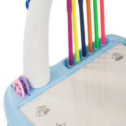 Projektor rzutnik  dla dzieci do rysowania stolik tablica flamastry-5907451363836