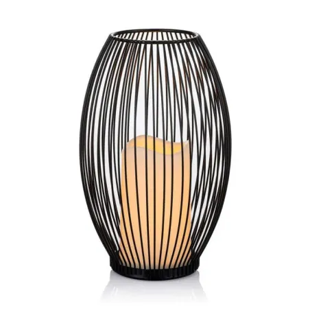 Świecznik metalowy dekoracyjny na świece 1 szt stojak lampion do domu-5907451375549