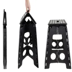 Taboret składany 39cm stołek krzesło składane wytrzymałe rozkładany-5907451375655