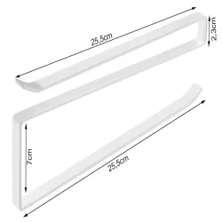 Uchwyt wieszak na ręcznik papierowy kuchenny wsuwany metalowy mat loft-5907451371626