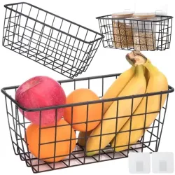 Koszyk wiszący kosz organizer metalowy zawieszana półka kuchenna-5907451371558