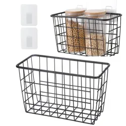 Koszyk wiszący kosz organizer metalowy zawieszana półka kuchenna-5907451371558