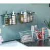 Koszyk wiszący kosz organizer metalowy zawieszana półka kuchenna-5907451371558