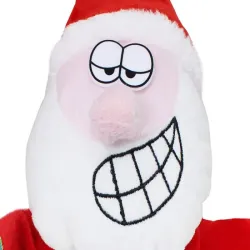 Tańczący i śpiewający święty mikołaj 30cm ozdoba na szybę przyssawki-5907451368220