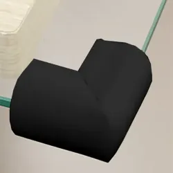 4x Narożniki piankowe osłona na rogi meble na kanty mebli czarne-5907451365397