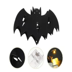 Lampki nietoperz 10 led wiszące halloween 200cm świecąca dekoracja-5907451362877