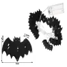 Lampki nietoperz 10 led wiszące halloween 200cm świecąca dekoracja-5907451362877