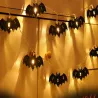 Lampki nietoperz 10 led wiszące halloween 200cm świecąca dekoracja-5907451362877