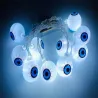 Lampki 10 led wiszące oczy halloween 200cm świecąca dekoracja ozdoba-5907451362846