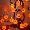 Lampki dynie 10 led wiszące halloween 200cm świecąca dekoracja ozdoba-5907451362839