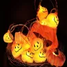 Lampki dynie 10 led wiszące halloween 200cm świecąca dekoracja ozdoba-5907451362839