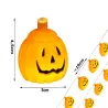 Lampki dynie 10 led wiszące halloween 200cm świecąca dekoracja ozdoba-5907451362839