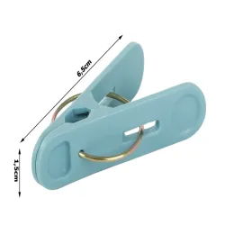 Klamerki spinacze do prania ubrań bielizny 18 sztuk plastikowe żabki-5907451364963