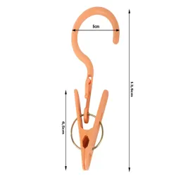 Spinacz z haczykiem zestaw 3 sztuki do prania suszenia bielizny-5907451364956