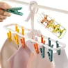 Suszarka na skarpetki bieliznę ubrania wieszak wisząca 12 klamerek zestaw-5907451364949