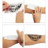 Tatuaż halloween sztuczny zęby realistyczny zmywalny tymczasowy-5907451362990