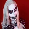 Tatuaż halloween sztuczny zęby realistyczny zmywalny tymczasowy-5907451362990
