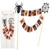Dekoracja halloween na ciasto tort na babeczki piker topper girlanda-5907451362761