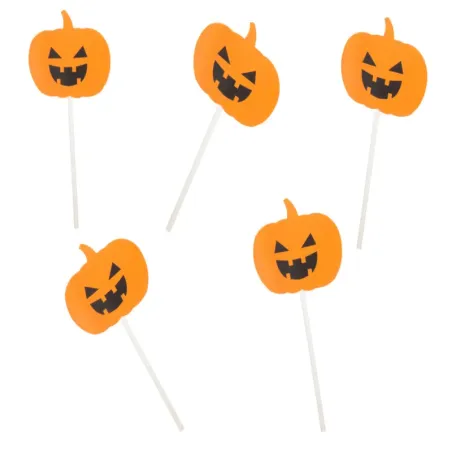 Dekoracja na ciasto 5 sztuk tort na babeczki piker party halloween-5907451362754