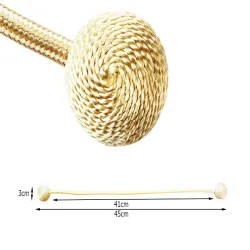 Klamry ozdobne złote spinki upięcia do zasłon firan magnetyczne-5907451355411