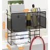 Półka organizer kuchenny pojemnik wiszący loft wisząca 3 x haczyki-5907451358573