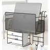 Półka organizer kuchenny pojemnik wiszący loft wisząca 3 x haczyki-5907451358573