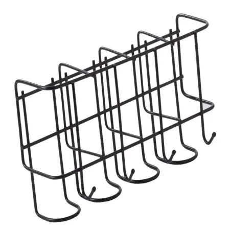 Metalowy uchwyt stojak na 4 parasolki z 4 haczykami organizer metalowy-5907451358504