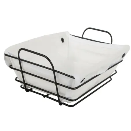 Koszyk metalowy druciany loft do kuchni na owoce pieczywo z wyściółką-5907451358382