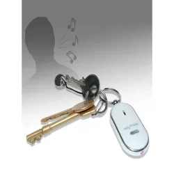 Brelok lokalizator do kluczy na gwizd z diodą led key finder-5907451355138