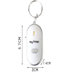 Brelok lokalizator do kluczy na gwizd z diodą led key finder-5907451355138