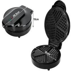 Gofrownica mocna 5 puszystych gofrów opiekacz na gofry serca 1000w-5907451363386
