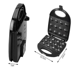 Opiekacz do 12 orzeszków toster nieprzywierająca powłoka ciastek 750w-5907451363423