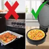 Elektryczny piec do pizzy 1000w nieprzywierająca powłoka szybki-5907451363393