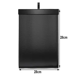 Samochodowy kosz na śmieci torba mini śmietnik na fotel do samochodu-5907451373606