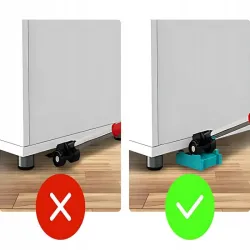 Zestaw do podnoszenia transportu mebli dźwignia i 4 kółka + podkładki-5907451373385