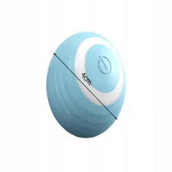 Zabawka dla kota psa uciekająca piłka led wibracje elektryczna usb-5907451372609