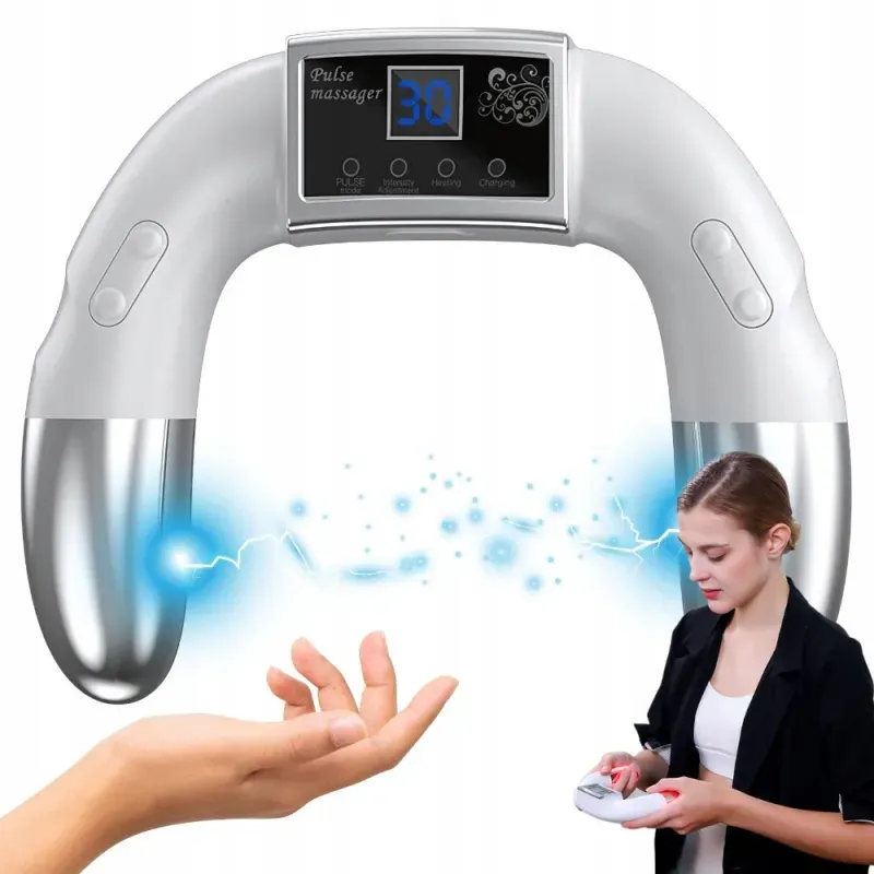 Masażer dłoni EMS elektrostymulator terapia impulsowa bóle napięcia-5907451373477
