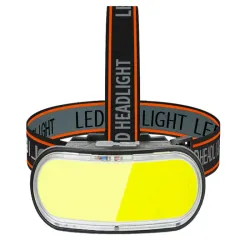 Latarka czołowa cob 5 trybów lampka czołówka akumulatorowa na głowę-5907451374580