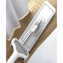 Mop płaski z wyciskaczem ręcznym 125cm składany szeroki mikrofibra-5907451371770