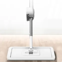 Mop płaski z wyciskaczem ręcznym 125cm składany szeroki mikrofibra-5907451371770