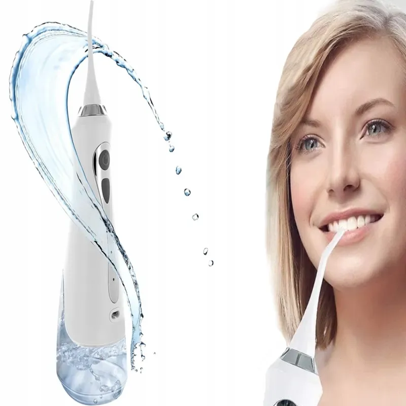 Irygator dentystyczny bezprzewodowy do zębów jamy ustnej duży pojemnik-5907451372623 Irygator dentystyczny bezprzewodowy do zębów jamy ustnej duży pojemnik-5907451372623