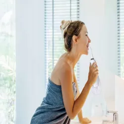 Irygator dentystyczny bezprzewodowy do zębów jamy ustnej duży pojemnik-5907451372623