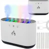 Nawilżacz powietrza kominek dyfuzor lampka led rgb aromaterapia 6 dysz-5907451373859