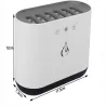 Nawilżacz powietrza kominek dyfuzor lampka led rgb aromaterapia 6 dysz-5907451373859