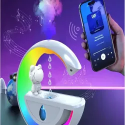 Nawilżacz powietrza z głośnikiem bluetooth led astronauta usb mgiełka-5907451372074