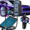 Transmiter bluetooth samochodowy fm 3x usb typ c adapter ładowarka-5907451374023