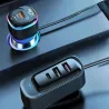 Transmiter bluetooth samochodowy fm 3x usb typ c adapter ładowarka-5907451374023